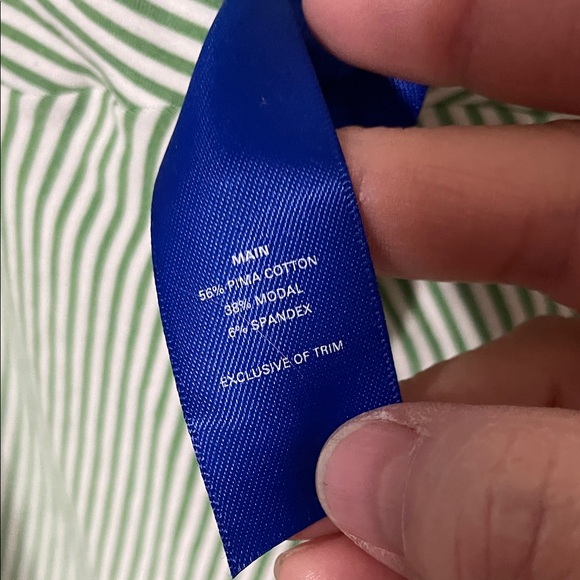 Kit and Ace Green Striped Midi Dress Size XS - Picture 10 of 10